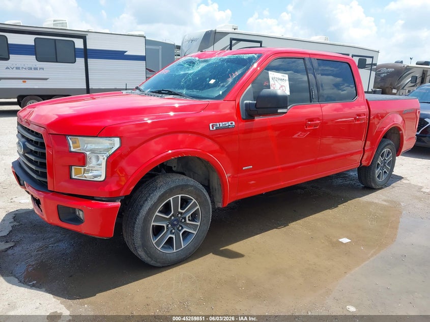 Vin: 1ftew1cp1gke10517, lot: 45757671, ford f-150 xlt 20162