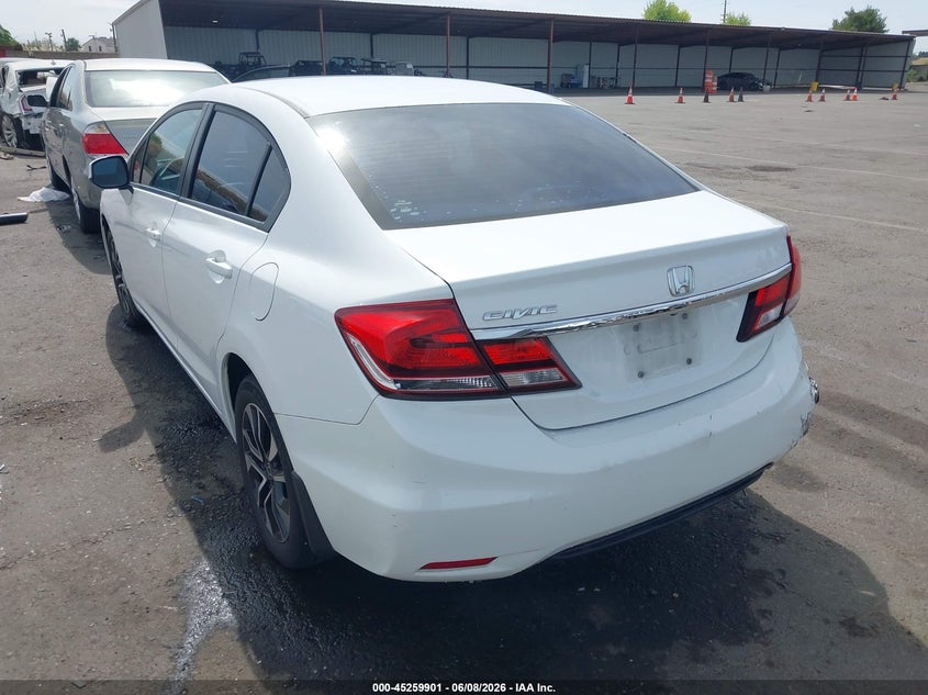 Vin: 19xfb2f84de263411, lot: 45757721, honda civic ex 20133