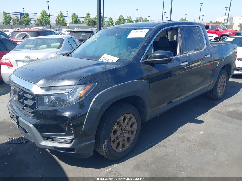 Vin: 5fpyk3f74nb003258, lot: 45757733, honda ridgeline rtl-e 20222
