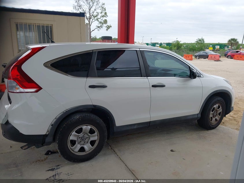 2012 Honda Cr-v 2.4 Cr-V Lx white Lot 111045259940 Vin 5J6RM3H36CL044206