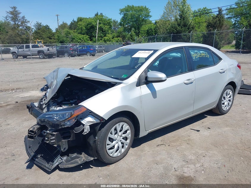 Vin: 5yfburhe9kp881632, lot: 45757779, toyota corolla le 20192