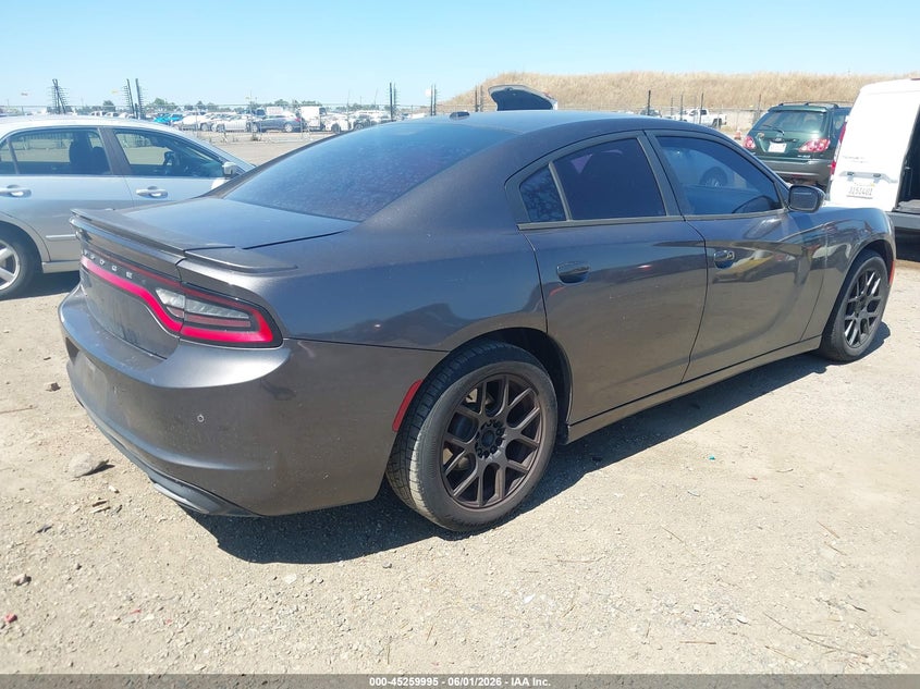 Vin: 2c3cdxbg9fh908010, lot: 45757815, dodge charger se 20154