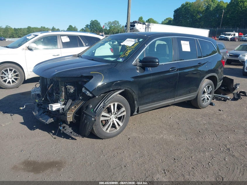 Vin: 5fnyf6h51gb048316, lot: 45757819, honda pilot ex-l 20162