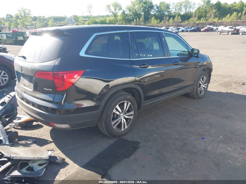 Vin: 5fnyf6h51gb048316, lot: 45757819, honda pilot ex-l 20164