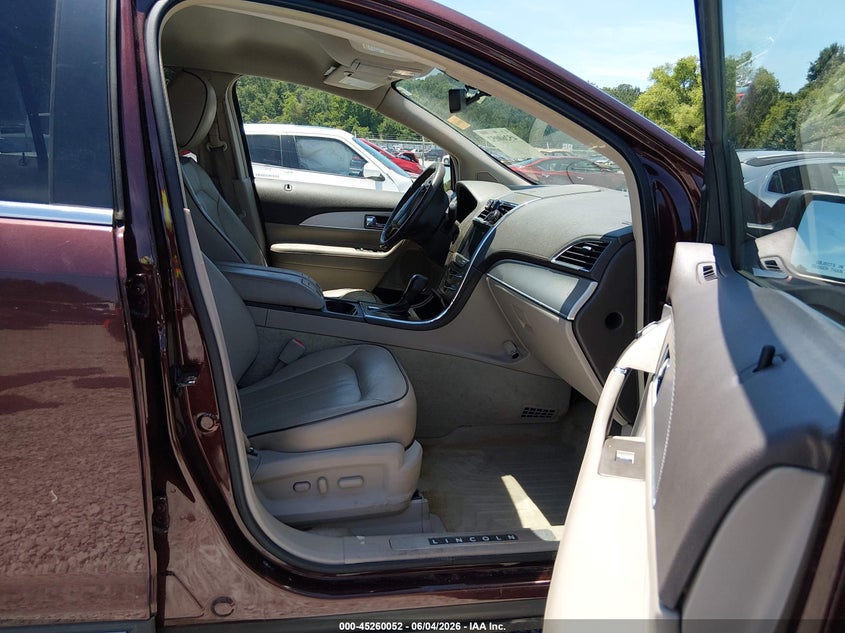 2012 Lincoln Mkx 3.7 purple Lot 111045260052 Vin 2LMDJ6JK3CBL14424