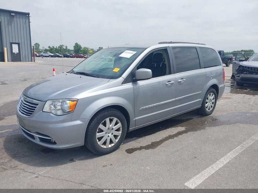 Vin: 2c4rc1bg5fr562652, lot: 45757888, chrysler town & country touring 20152
