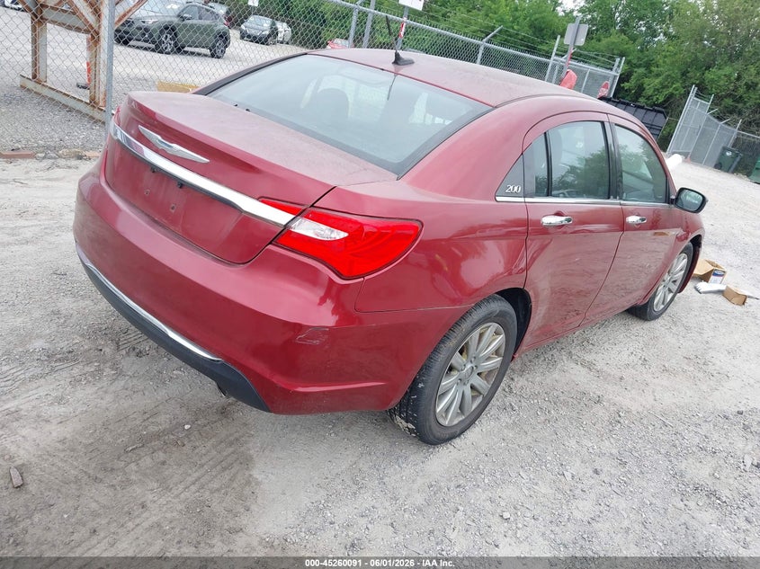Vin: 1c3ccbcg2en185384, lot: 45757911, chrysler 200 limited 20144
