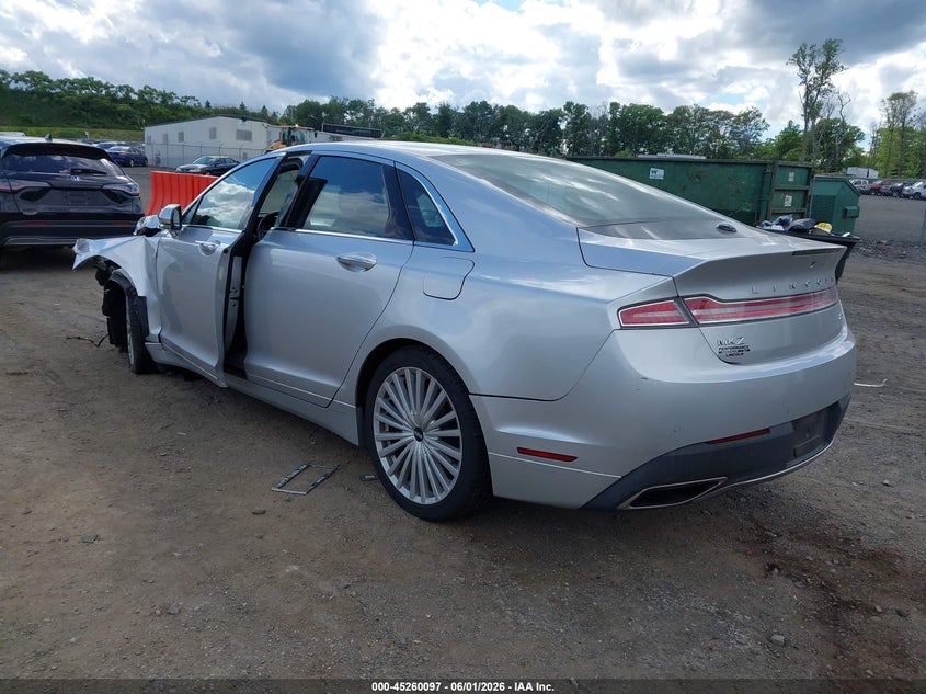 Vin: 3ln6l5f96hr621903, lot: 45757917, lincoln mkz reserve 20173