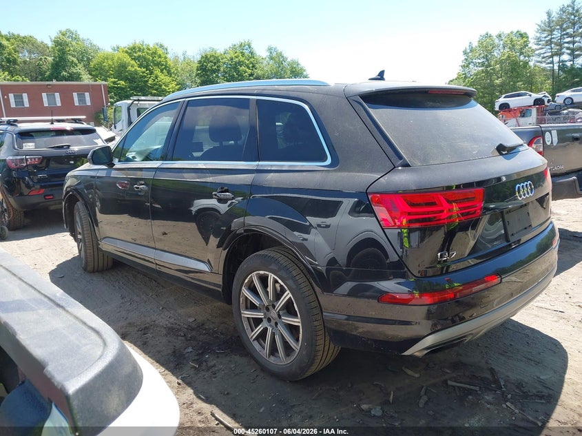 2017 Audi Q7 3.0T Premium VIN: WA1LAAF74HD021016 Lot: 45260107