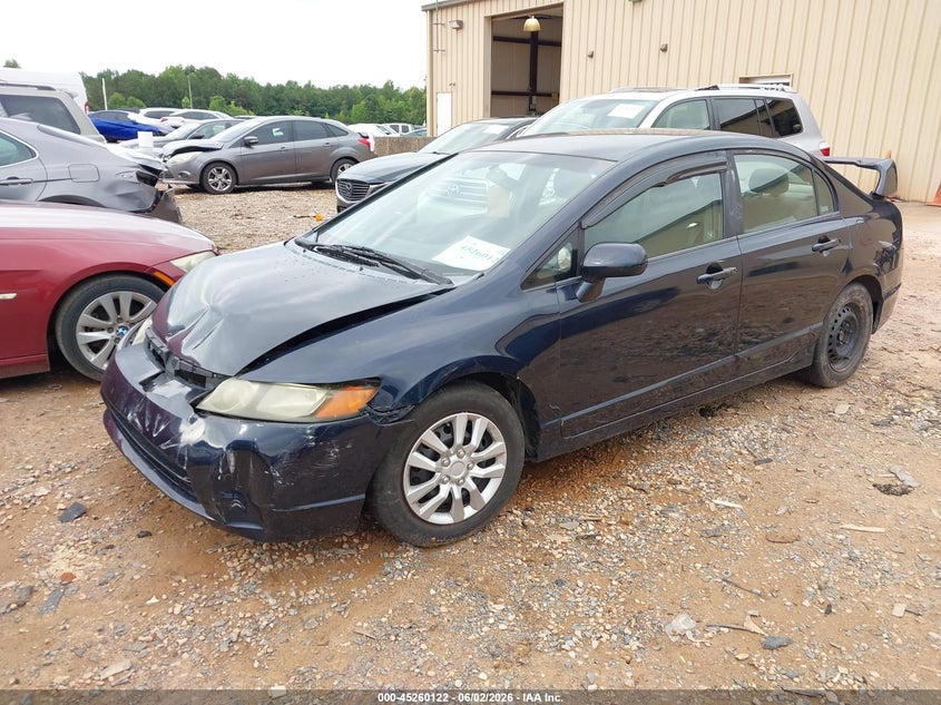 2008 Honda Civic Lx 1HGFA16518L082235 photo 1