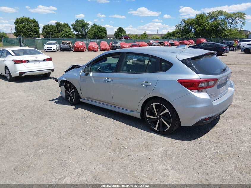 Vin: 4s3gtam60n3703677, lot: 45757954, subaru impreza sport 5-door 20223