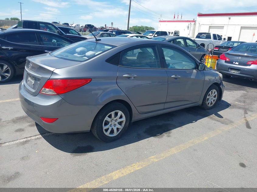 Vin: kmhct4ae9eu614143, lot: 45758005, hyundai accent gls 20144