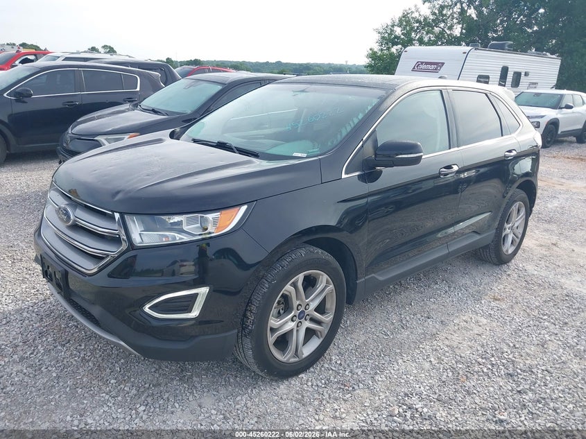 Vin: 2fmpk4k84gbc59338, lot: 45758043, ford edge titanium 20162