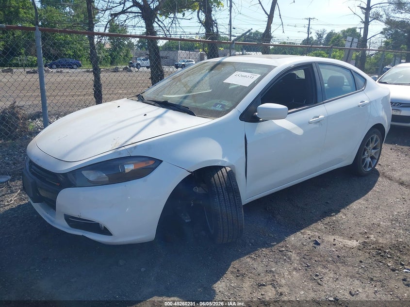 Vin: 1c3cdfbb4fd174226, lot: 45758051, dodge dart sxt 20152