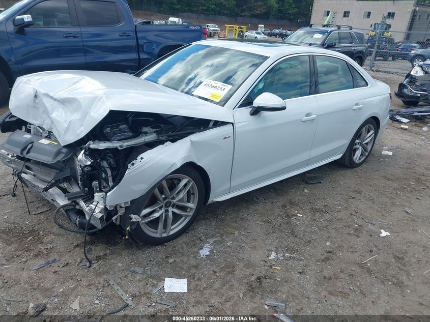 Vin: waudaaf44rn001759, lot: 45758053, audi a4 premium 45 tfsi s line quattro s tronic 20242