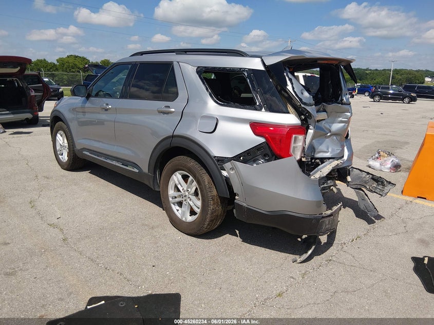Vin: 1fmsk8dh3lga25998, lot: 45758055, ford explorer xlt 20203