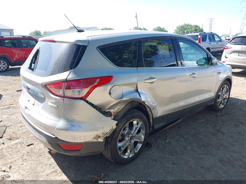 Vin: 1fmcu0hx0duc60380, lot: 45758057, ford escape sel 20134