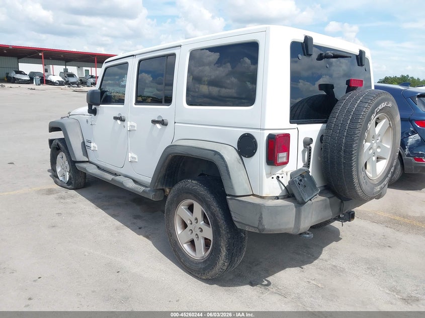 Vin: 1c4bjwdg2el126835, lot: 45758064, jeep wrangler unlimited sport 20143