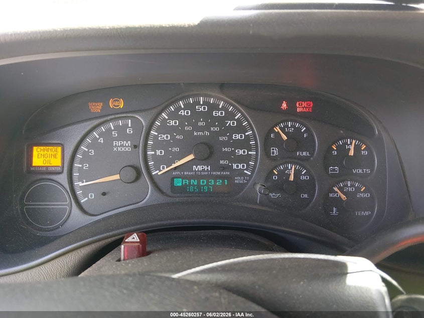 2002 GMC Sierra 1500 Sle VIN: 2GTEC19VX21401936 Lot: 45260257