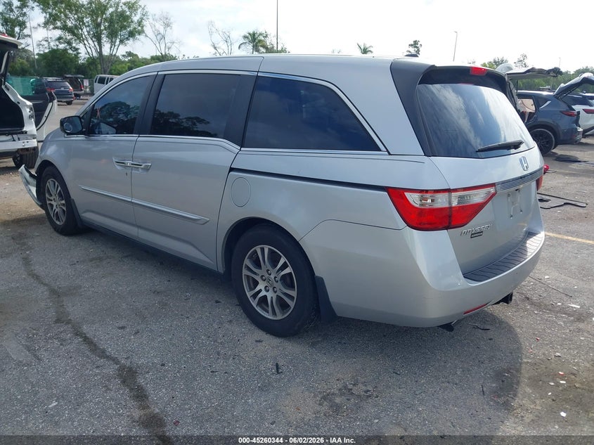 Vin: 5fnrl5h6xcb143127, lot: 45758164, honda odyssey ex-l 20123