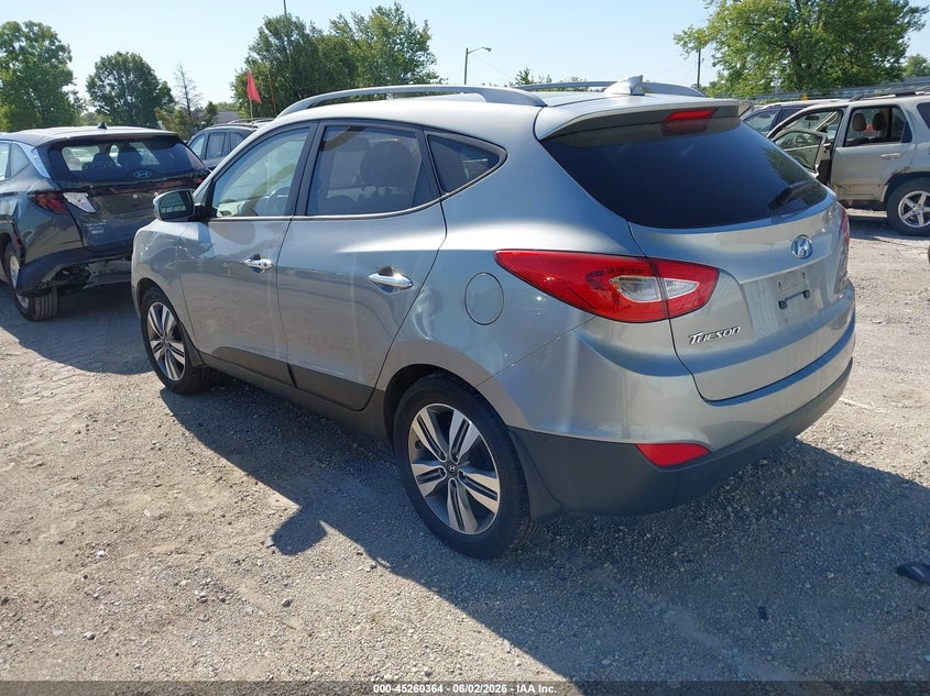 Vin: km8ju3agxeu919599, lot: 45758184, hyundai tucson limited 20143