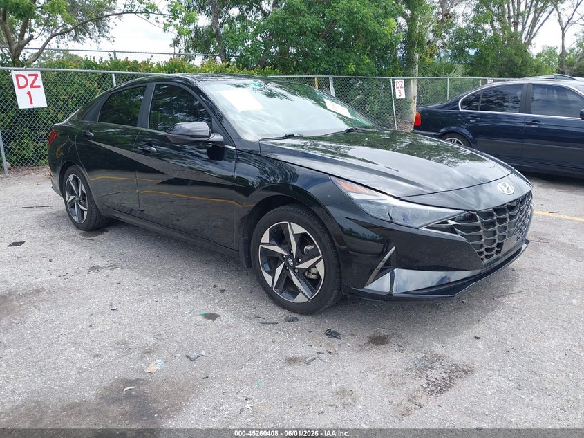 VIN KMHLN4AJ7PU080652 2023 HYUNDAI ELANTRA HYBRID LIMITED