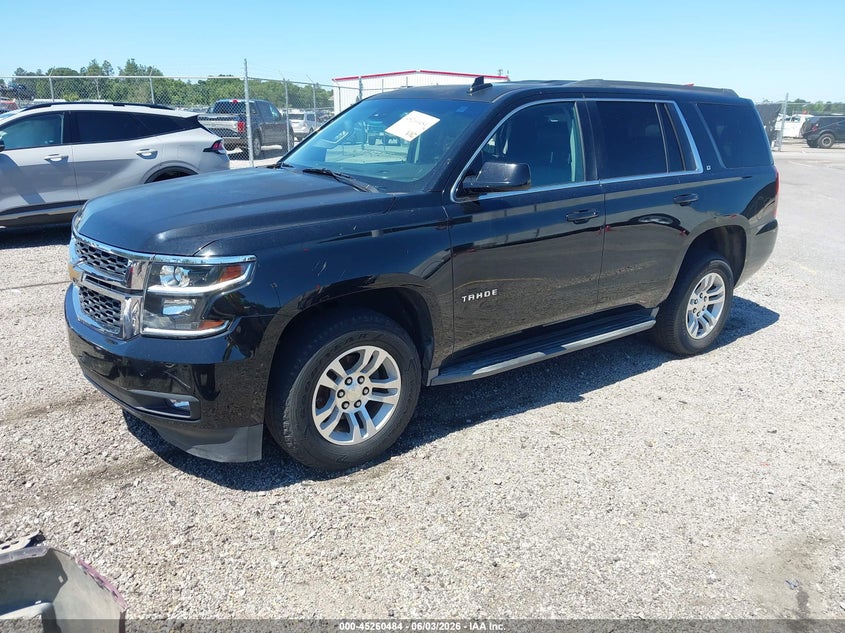 Vin: 1gnskbkc4fr635501, lot: 45758304, chevrolet tahoe lt 20152