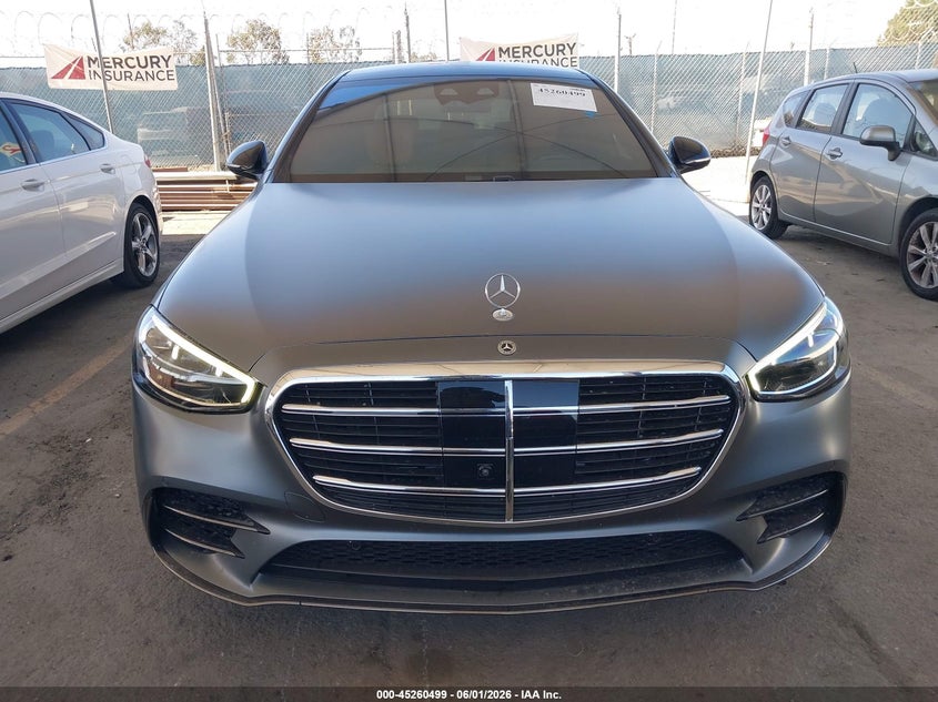 2023 Mercedes-Benz S 580 4Matic VIN: W1K6G7GB6PA235826 Lot: 45260499