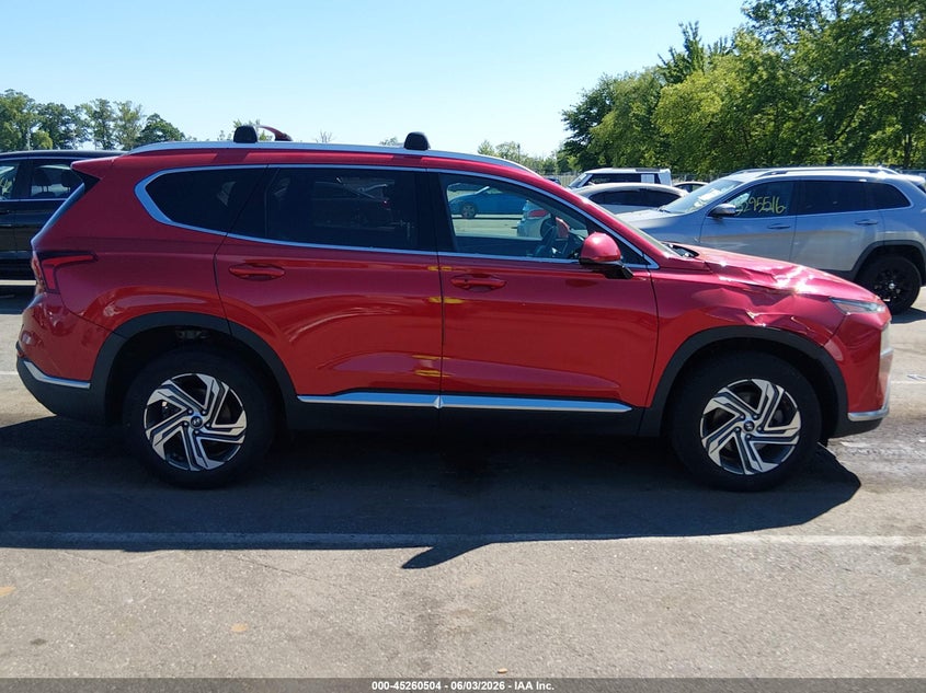 2022 Hyundai Santa Fe Sel VIN: 5NMS2DAJ9NH431929 Lot: 45260504