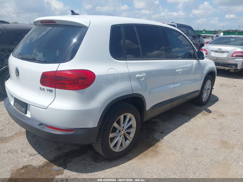 Vin: wvgav3ax1ew608922, lot: 45758384, volkswagen tiguan se 20144