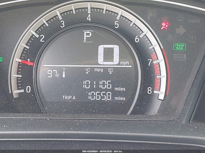 2018 HONDA CIVIC SEDAN 2.0L I-4 DOHC, VVT, 158HP