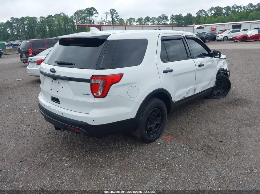 Vin: 1fm5k8ar3gg017d22, lot: 45758459, ford utility police interceptor 20164