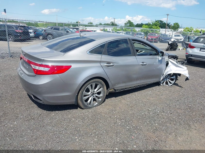 Vin: kmhfg4jg4da326310, lot: 45758490, hyundai azera 20134