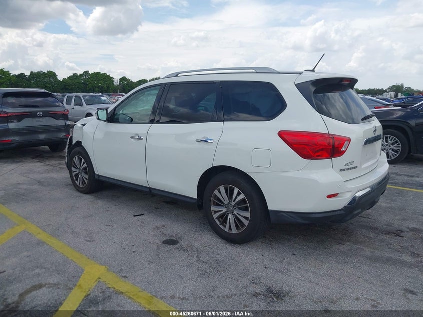 Vin: 5n1dr2mm7jc639035, lot: 45758492, nissan pathfinder sv 20183