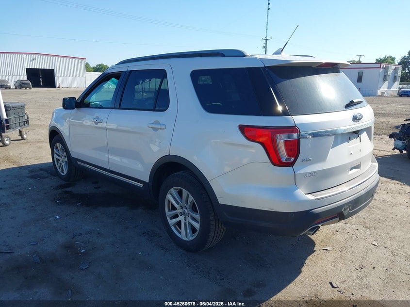 Vin: 1fm5k8d83jga94894, lot: 45758498, ford explorer xlt 20183
