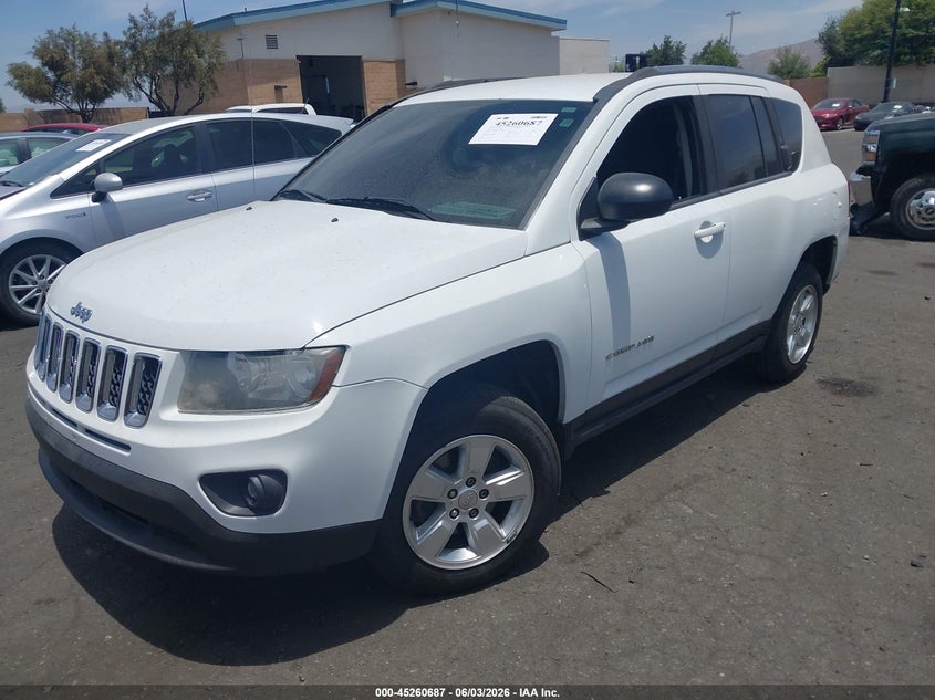 Vin: 1c4njcba0ed772203, lot: 45758507, jeep compass sport 20142