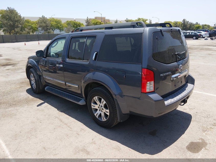 Vin: 5n1ar1nn7cc603398, lot: 45758508, nissan pathfinder silver 20123