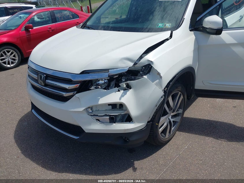 2017 Honda Pilot Elite VIN: 5FNYF6H0XHB050345 Lot: 45260701