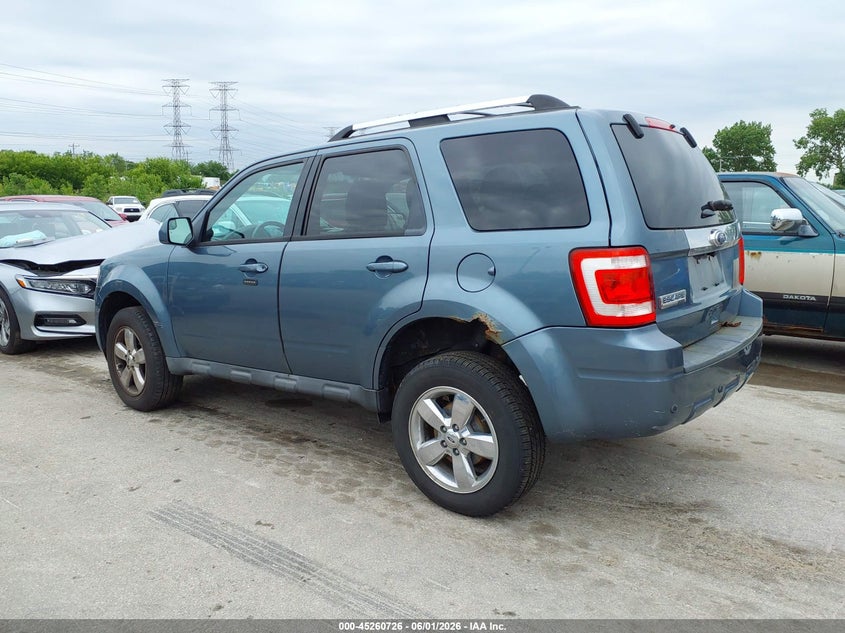 2011 Ford Escape 2.5 Limited blue Lot 111045260726 Vin 1FMCU0E73BKC09940