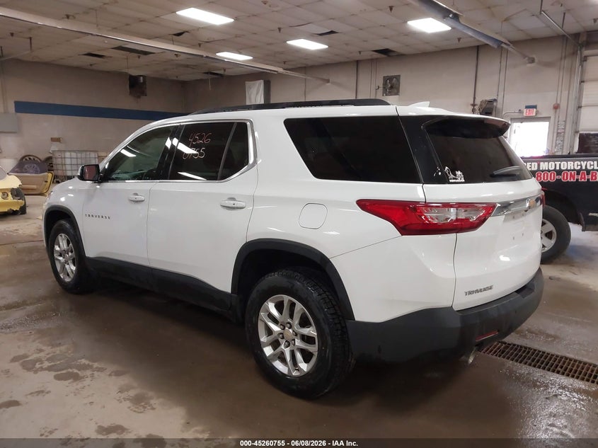 Vin: 1gnergkw5kj227758, lot: 45758575, chevrolet traverse 1lt 20193
