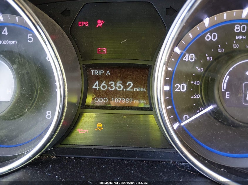 2013 HYUNDAI SONATA SEDAN 2.4L I-4 DI, DOHC, VVT, 198HP