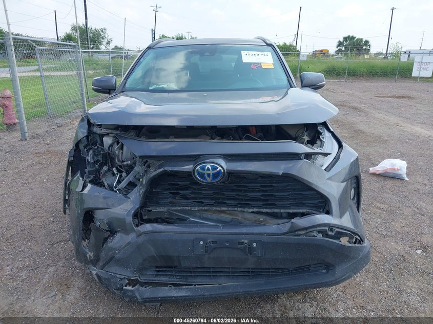 VIN 2T3RWRFV9KW027466 2019 TOYOTA RAV4 HYBRID XLE