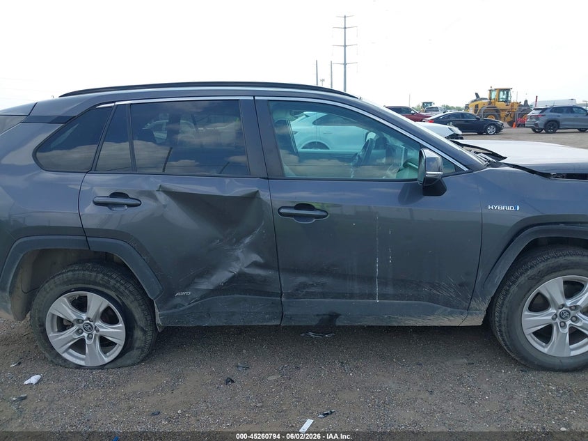 VIN 2T3RWRFV9KW027466 2019 TOYOTA RAV4 HYBRID XLE
