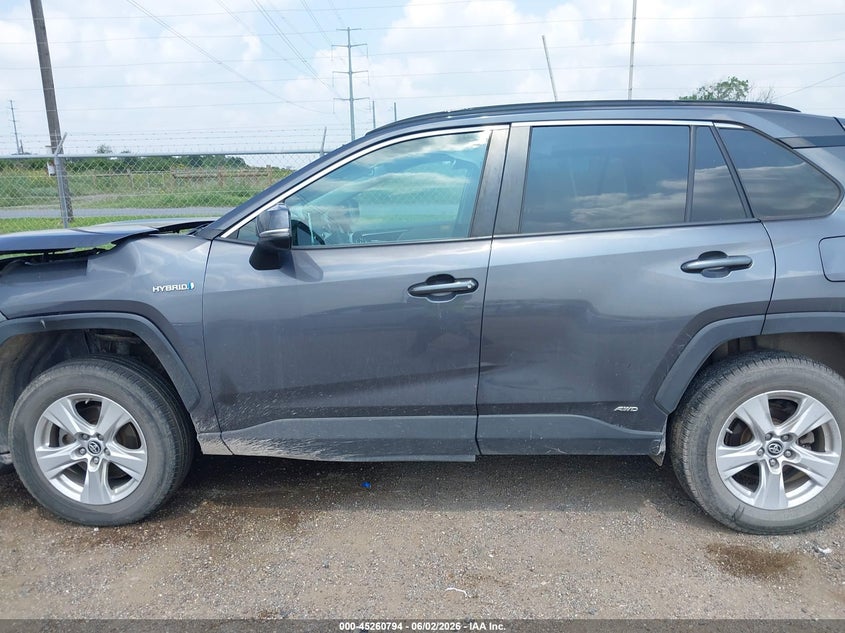 VIN 2T3RWRFV9KW027466 2019 TOYOTA RAV4 HYBRID XLE