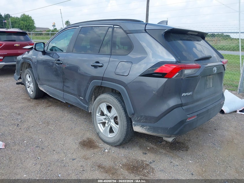 VIN 2T3RWRFV9KW027466 2019 TOYOTA RAV4 HYBRID XLE