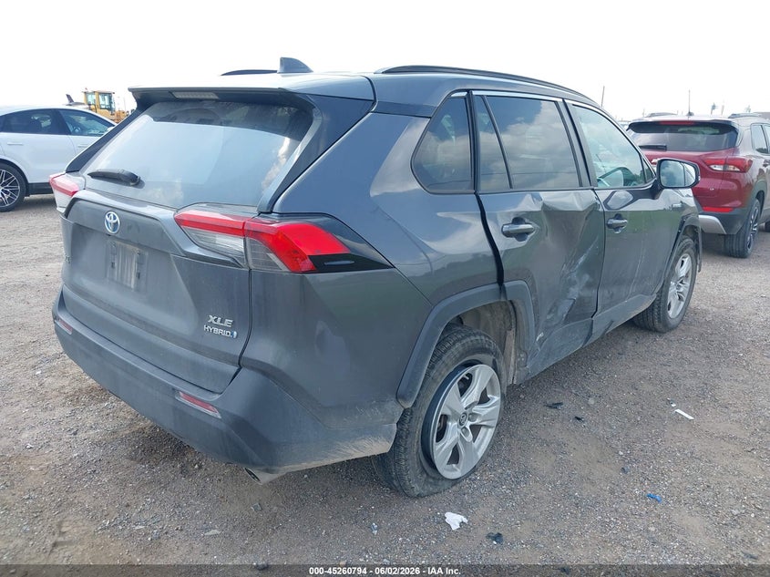 VIN 2T3RWRFV9KW027466 2019 TOYOTA RAV4 HYBRID XLE