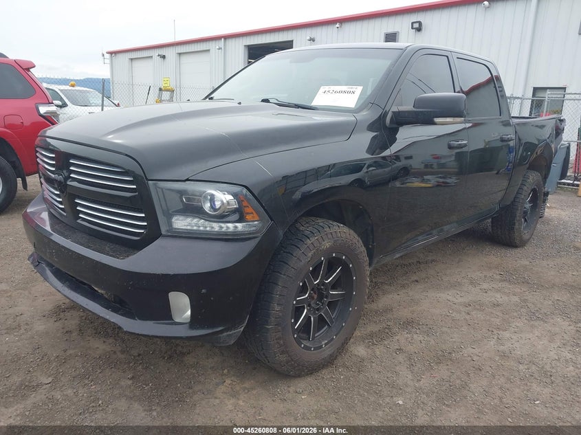 Vin: 1c6rr7mt2es261594, lot: 45758628, ram 1500 sport 20142