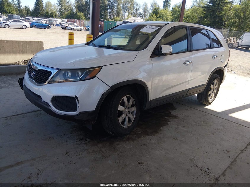 Vin: 5xykt3a11cg214082, lot: 45758666, kia sorento lx 20122