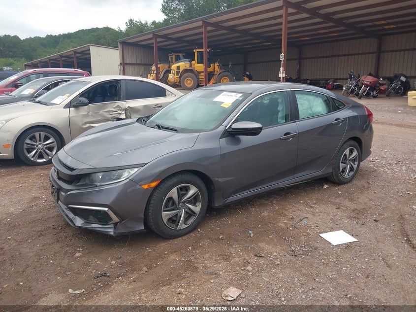 2020 Honda Civic Lx 2HGFC2F62LH530321 photo 1