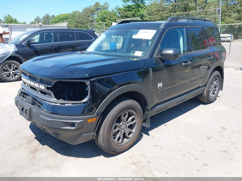 Vin: 3fmcr9b6xrrf43339, lot: 45758752, ford bronco sport big bend 20242